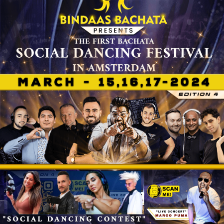 BINDAAS – Bachata Sensual – The First Social Dancing Festival In Amsterdam