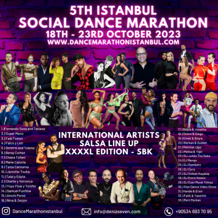 5th Istanbul Social Dance Marathon SBK XXXXL Edition