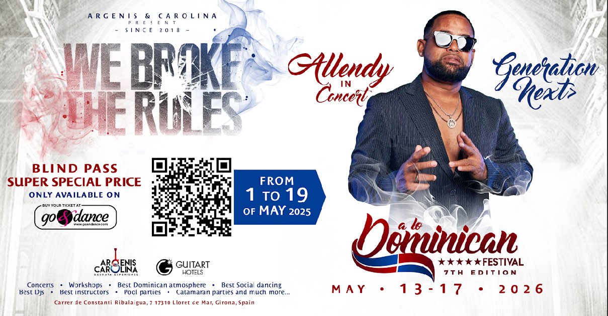A LO DOMINICAN FESTIVAL 2026 ( 7 EDICIÓN – WE BROKE THE RULES)